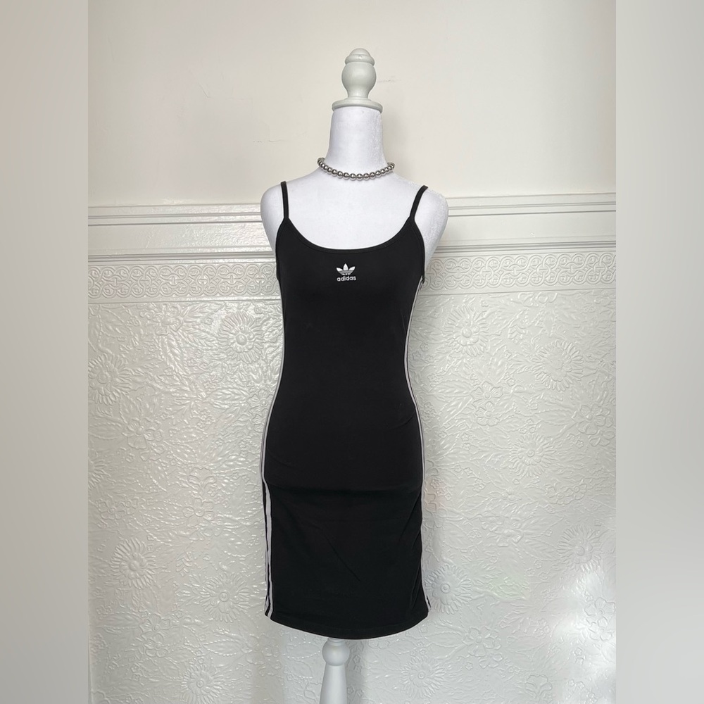 Adidas Black Cami Bodycon Dress